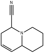 2H-Quinolizine-6-carbonitrile,1,3,4,6,7,9a-hexahydro-(9CI) Struktur