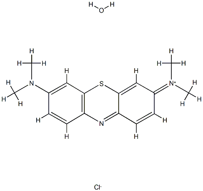 METHYLENE BLUE, ZINC CHLORIDE DOUBLE SAL T MONOHYDRATE Struktur