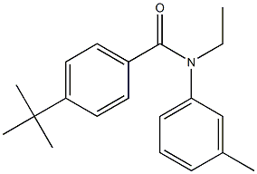 4-(tert-butyl)-N-ethyl-N-(3-methylphenyl)benzamide Struktur