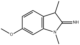 2H-Indol-2-imine,1,3-dihydro-6-methoxy-1,3-dimethyl-(9CI) Struktur