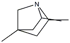 1-Azabicyclo[2.2.1]heptane,2,4,6-trimethyl-(9CI) Struktur