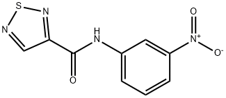 1,2,5-Thiadiazole-3-carboxamide,N-(3-nitrophenyl)-(9CI) Struktur