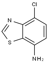 7-Benzothiazolamine,4-chloro-(9CI) Struktur