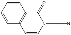 2(1H)-Isoquinolinecarbonitrile,1-oxo-(9CI) Struktur