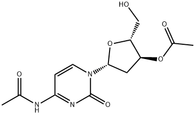 4-3''-O-DIACETYL-2''DEOXYCYTIDINE Struktur