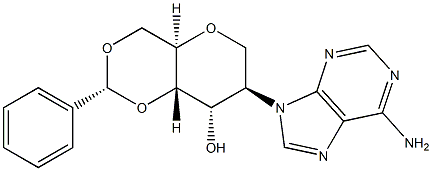 1-[2,5-anhydro-4-C-(hydroxyMethyl)-.alpha.-L-lyxofuranosyl]-2,4(1H,3H)-PyriMidinedione Struktur