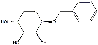 Benzyl β-D-ribopyranoside Struktur