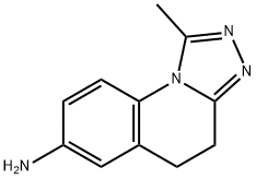 [1,2,4]Triazolo[4,3-a]quinolin-7-amine,4,5-dihydro-1-methyl-(9CI) Struktur