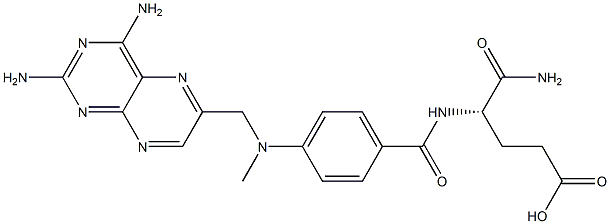 methotrexate-alpha-monoamide Struktur