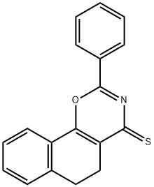 2-Phenyl-5,6-dihydro-naphtho[2,1-e][1,3]oxazine-4-thione Struktur