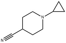 4-Piperidinecarbonitrile,1-cyclopropyl-(9CI) Struktur