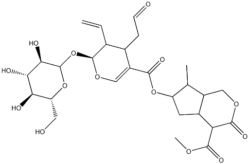 7'-O-Acetylsylvestroside IV Struktur