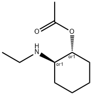 Cyclohexanol,2-(ethylamino)-,acetate(ester),(1R,2R)-rel-(9CI) Struktur