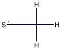 (Methylthio)radical Struktur