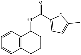 2-Furancarboxamide,5-methyl-N-(1,2,3,4-tetrahydro-1-naphthalenyl)-(9CI) Struktur