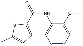 2-Thiophenecarboxamide,N-(2-methoxyphenyl)-5-methyl-(9CI) Struktur