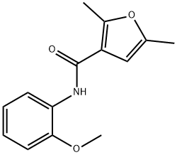 3-Furancarboxamide,N-(2-methoxyphenyl)-2,5-dimethyl-(9CI) Struktur