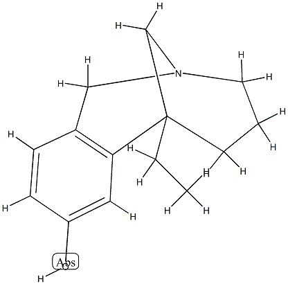 1H-2,6-Methano-2-benzazocin-8-ol,6-ethyl-3,4,5,6-tetrahydro-(9CI) Struktur