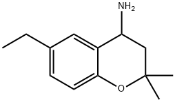 2H-1-Benzopyran-4-amine,6-ethyl-3,4-dihydro-2,2-dimethyl-(9CI) Struktur