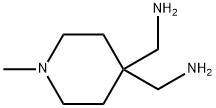 4,4-Piperidinedimethanamine,1-methyl-(9CI) Struktur