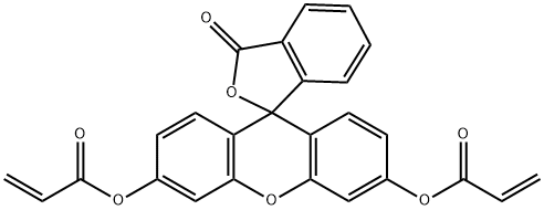 FLUORESCEIN O O'-DIACRYLATE  98 Struktur