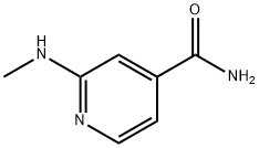 4-Pyridinecarboxamide,2-(methylamino)-(9CI) Struktur