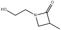 2-Azetidinone,1-(2-hydroxyethyl)-3-methyl-(9CI) Struktur