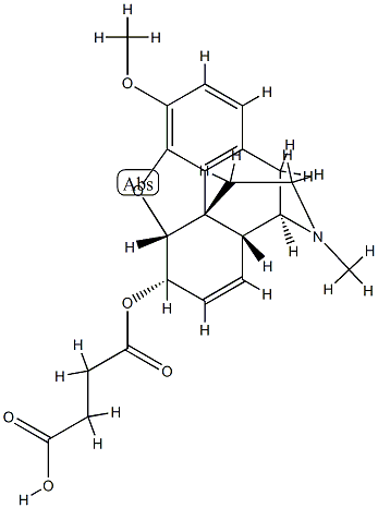 6-succinylcodeine Struktur