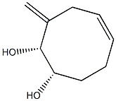 5-Cyclooctene-1,2-diol, 3-methylene-, (1R,2S)-rel- (9CI) Struktur