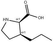 D-Proline, 3-propyl-, (3S)-rel- (9CI) Struktur