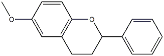 2H-1-Benzopyran,3,4-dihydro-6-methoxy-2-phenyl-(9CI) Struktur