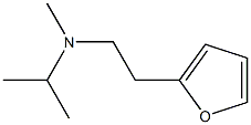 2-Furanethanamine,N-methyl-N-(1-methylethyl)-(9CI) Struktur