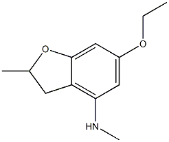 4-Benzofuranamine,6-ethoxy-2,3-dihydro-N,2-dimethyl-(9CI) Struktur