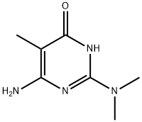 4(1H)-Pyrimidinone,6-amino-2-(dimethylamino)-5-methyl-(9CI) Struktur