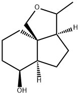 1H,3H-Indeno[1,7a-c]furan-6-ol,octahydro-3-methyl-,(3aS,5aR,6S,9aR)-(9CI) Struktur