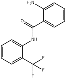 2-AMINO, N-(2-TRIFLUOROMETHYL PHENYL )BENZAMIDE Struktur