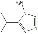 4H-1,2,4-Triazol-4-amine,3-(1-methylethyl)-(9CI) Struktur