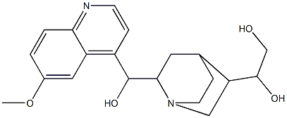 quinine-10,11-dihydrodiol Struktur