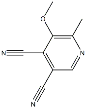 Cinchomerononitrile, 5-methoxy-6-methyl- (4CI) Struktur