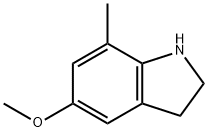 1H-Indole,2,3-dihydro-5-methoxy-7-methyl-(9CI) Struktur