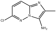 6-Chloro-2-methylimidazo[1,2-b]pyridazin-3-amine Struktur