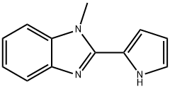 1H-Benzimidazole,1-methyl-2-(1H-pyrrol-2-yl)-(9CI) Struktur