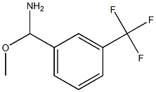 α-Methoxy-3-(trifluoromethyl)benzylamine Struktur