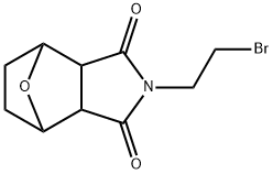 N-(2-Bromoethyl)-7-oxabicyclo[2.2.1]heptane-2,3-dicarbimide Struktur