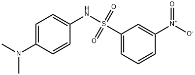 N-[4-(dimethylamino)phenyl]-3-nitrobenzenesulfonamide Struktur