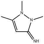 3H-Pyrazol-3-imine,1,2-dihydro-1,2,5-trimethyl-(9CI) Struktur