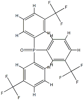 Tris(α,α,α-trifluoro-m-tolyl)phosphine oxide Struktur