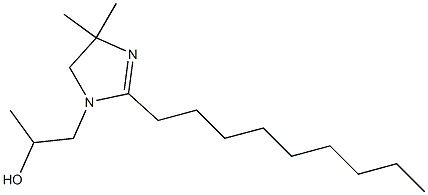 2-Nonyl-α,4,4-trimethyl-2-imidazoline-1-ethanol Struktur