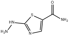 5-Thiazolecarboxamide,2-hydrazino-(9CI) Struktur