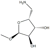 alpha-D-Xylofuranoside,methyl5-amino-5-deoxy-(9CI) Struktur